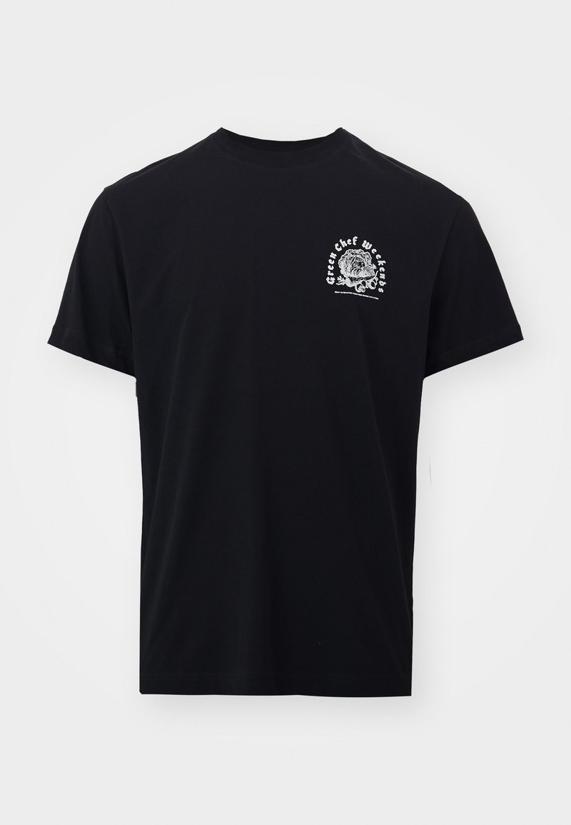 Libertine-Libertine T-shirt print zwart