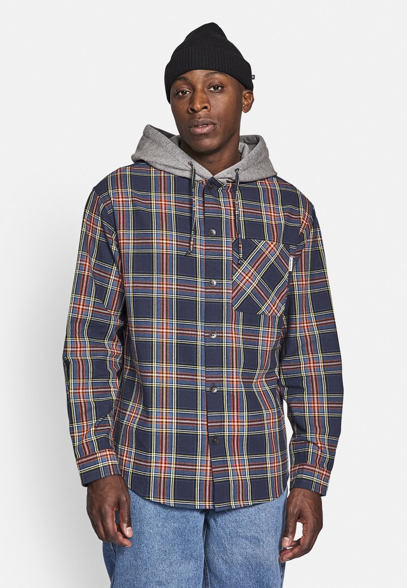 Redefined Rebel DALLAS SHIRT HOOD REGULAR FIT - Camisa - blue nights