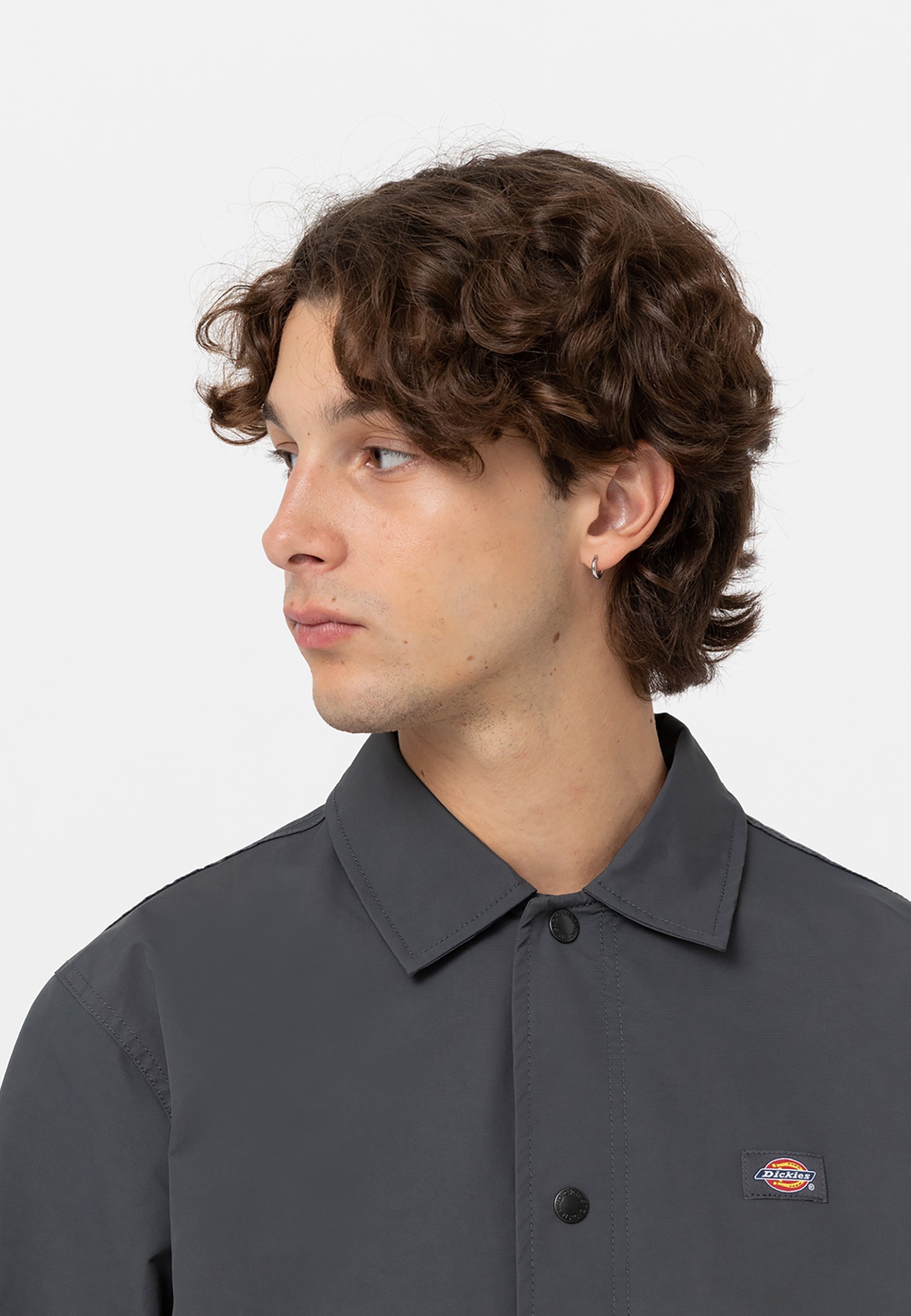 Dickies OAKPORT COACH - Summer jacket - charcoal grey/grey