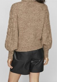 VILA Neule - dark brown