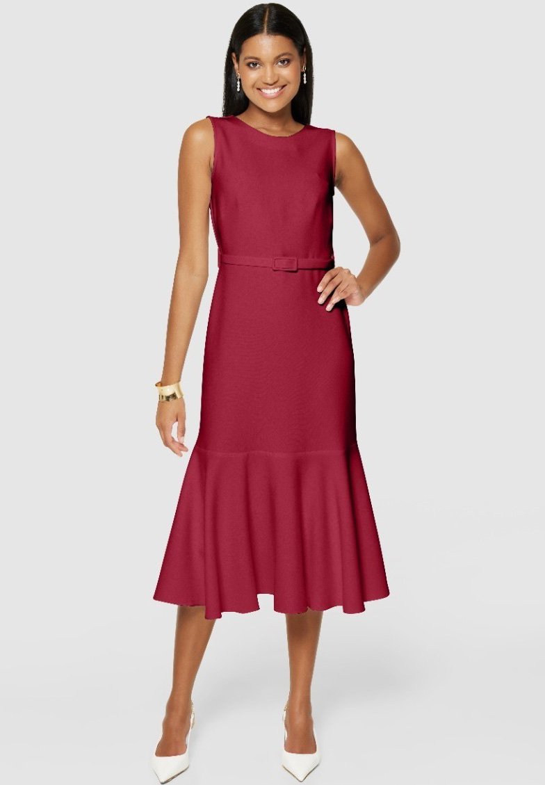 Closet Etui-jurk rood