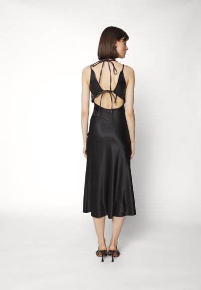 Materiel RHOMBUS COMBO DRESS - Kokteiļkleita/ballīšu kleita - black