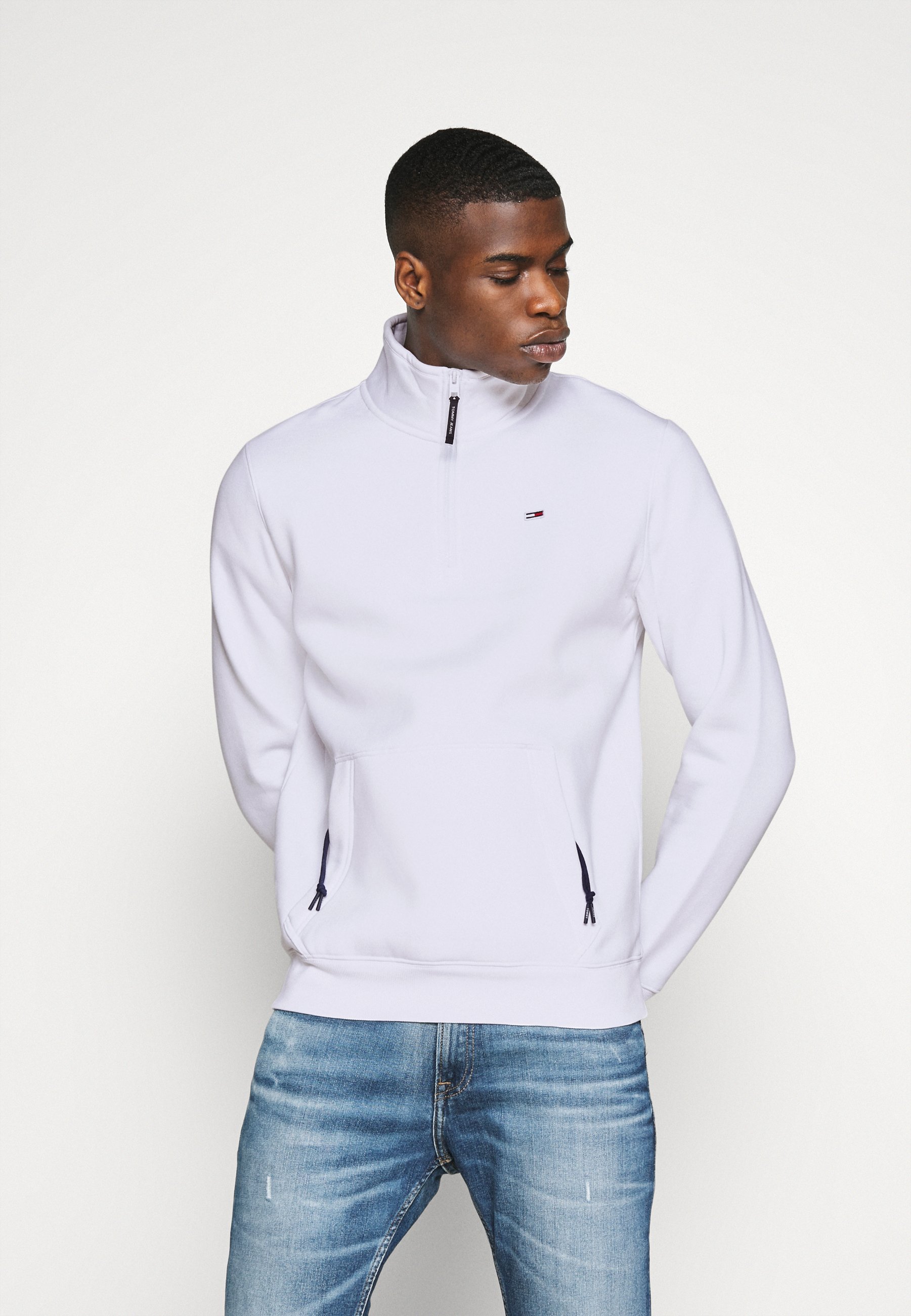 tommy jeans retro mock neck