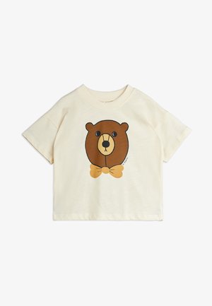 BEAR TEE UNISEX - Majica kratkih rukava s printom - off-white