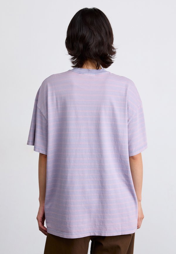 BRODINA - Print T-shirt - hortensia indigo overdyed3