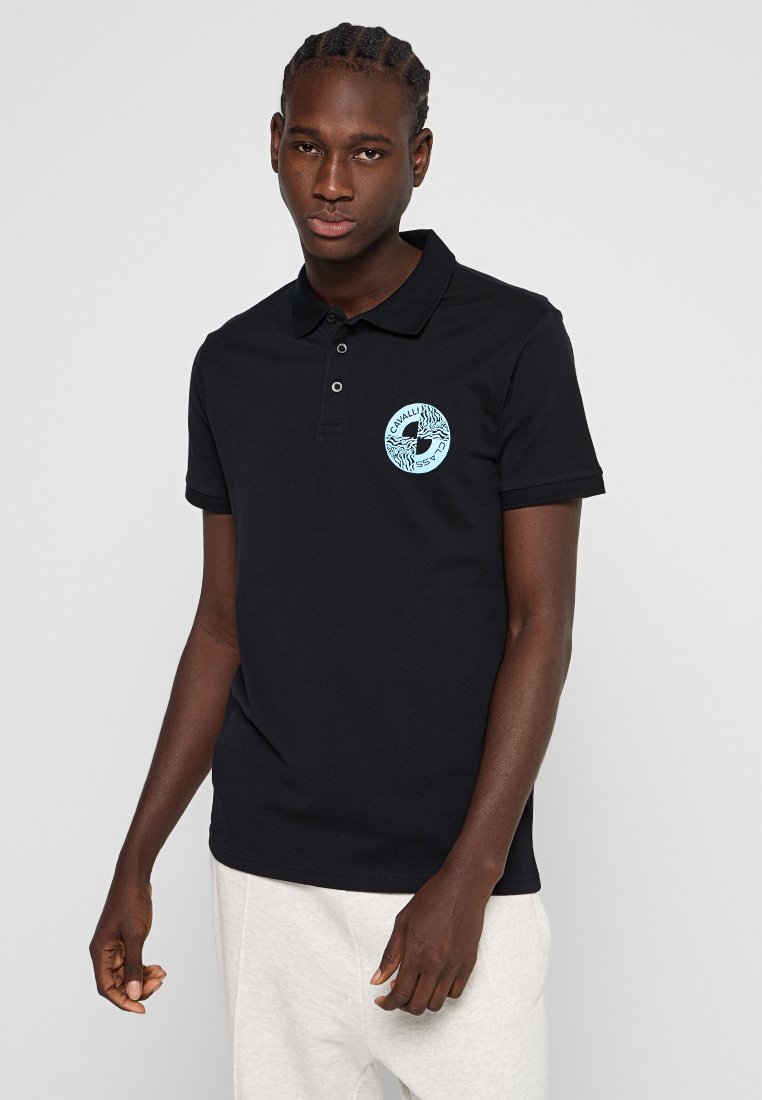 Cavalli Class Poloshirt zwart
