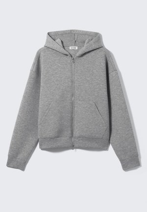 Weekday, SIMON SCUBA - Sweatjacke - grey melange dusty