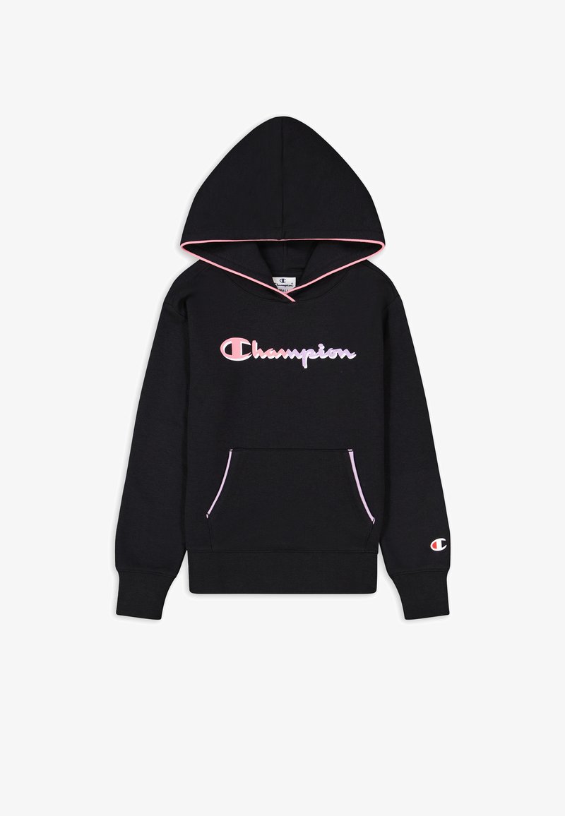 Champion hoodie black youth Clearance