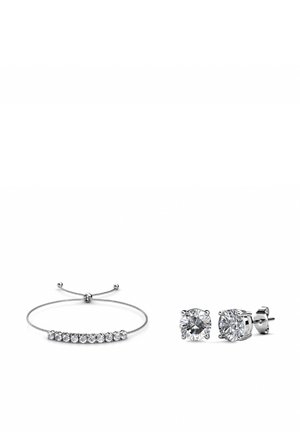 PARURE MARY MIA SET - Orecchini - couleur argentée cristal