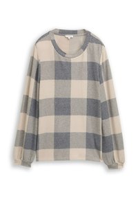 Non selezionato, black/taupe cosy check