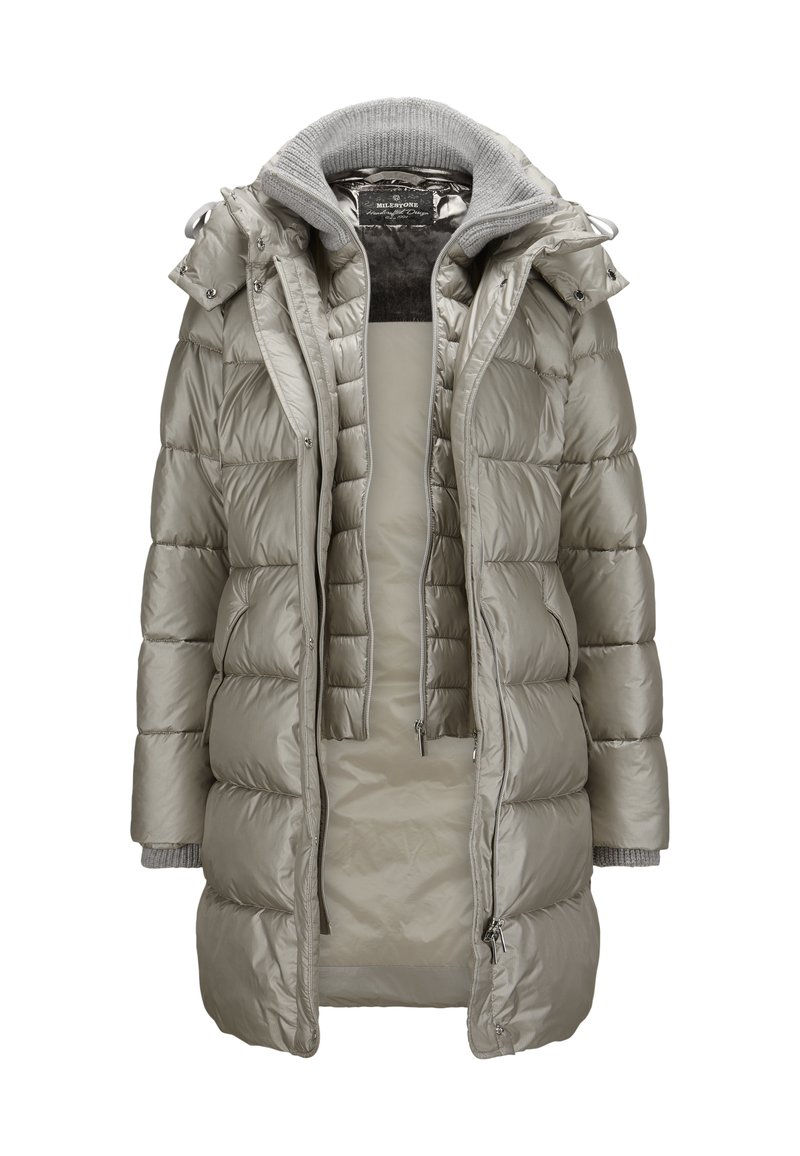 Milestone MSCatania Wintermantel silber/silberfarben