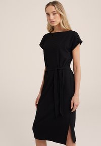 WE Fashion - Freizeitkleid - black Thumbnail-Bild 1