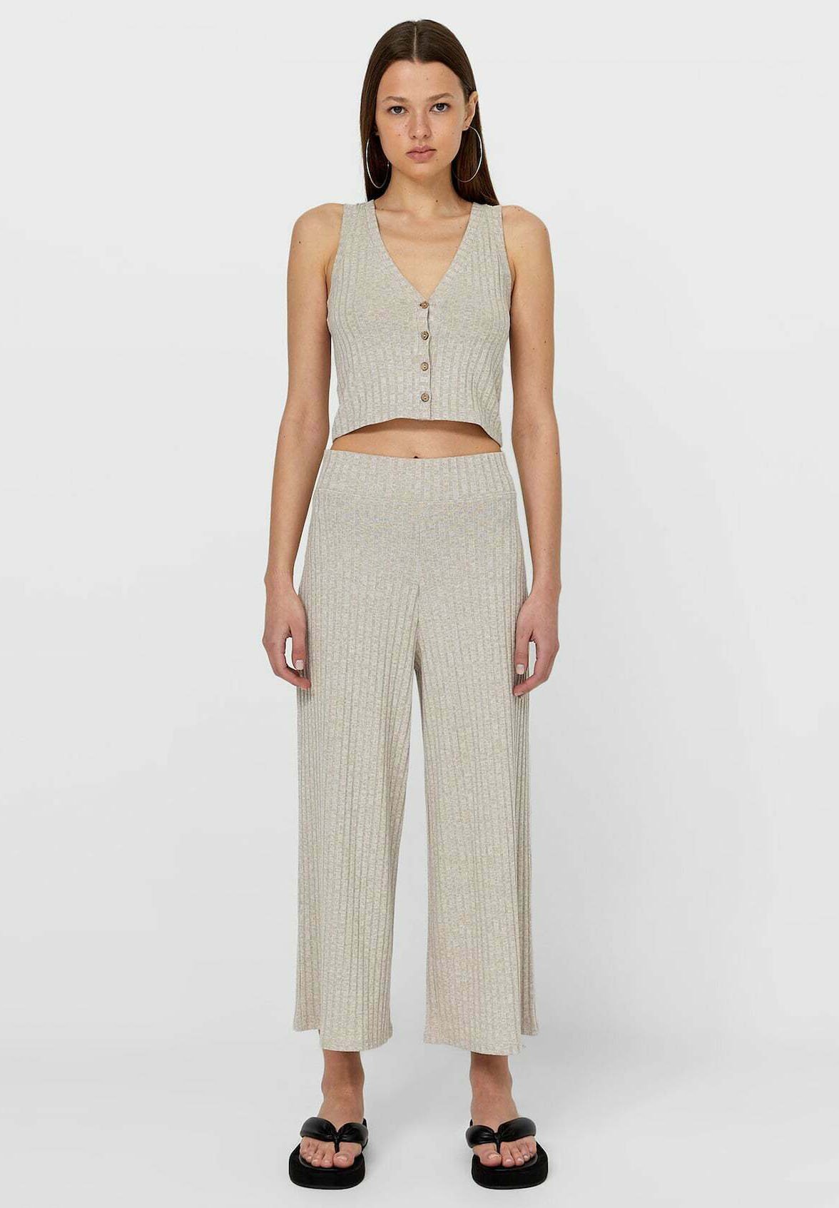 Stradivarius CULOTTE - Pantaloni sportivi - beige - Zalando.it