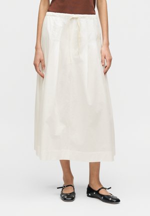 AMALIA - A-snit nederdel - blanc casse