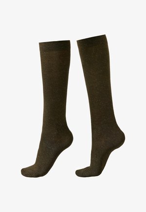 GLITTER - Calcetines hasta la rodilla - brown