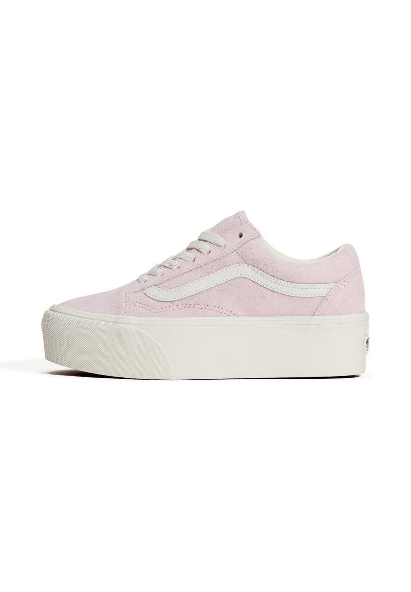 Vans OLD SKOOL STACKFORM pig suede pale petal pink/pink