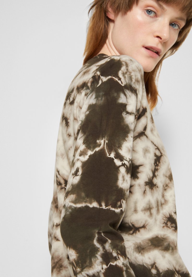 Damen Bekleidung | Proenza Schouler White Label TIE DYE LONG SLEEVE Langarmshirt ecru/taupe/grün - RO84684 Damen Bekleidung | Proenza Schouler White Label TIE DYE LONG SLEEVE Langarmshirt ecru/taupe/grün - RO84684