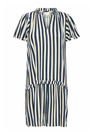 ICHI, IHMARRAKECH - Freizeitkleid - total eclipse dotted stripe ao