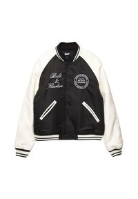 EMBROIDERED VARSITY - Bomber jakna - black