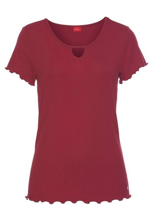 s.Oliver, Pyjama top - weinrot