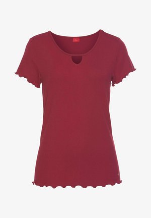 s.Oliver, Pyjama top - weinrot