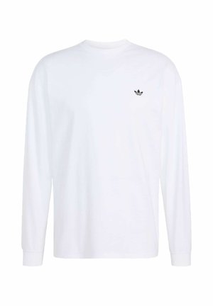 adidas Originals, ADIDAS ORIGINALS TREFOIL ESSENTIALS LONGSLEEVE TEE - Top dugih rukava - white