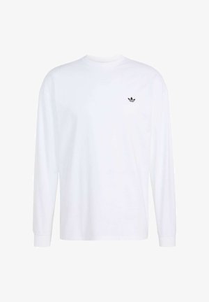 adidas Originals, ADIDAS ORIGINALS TREFOIL ESSENTIALS LONGSLEEVE TEE - Maglietta a manica lunga - white
