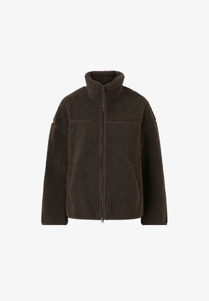 Ellos Collection, PILE JACKE MIT REISSVERSCHLUSS - Fleecejakke - brown