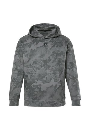 JP1880, HOODIE, FITNESS, CAMOUFLAGE, HOOD, UP TO 7XL - Felpa con cappuccio - anthracite