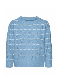 VMNEWLEONOR O-NECK - Trui - airy blue
