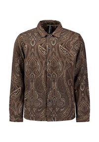 NO EXCESS PATTERNED JACQUARD - Lichte jas - brown