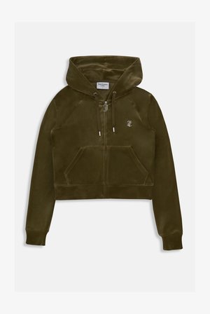 Juicy Couture, MADISON - Sweat zippé - dark olive