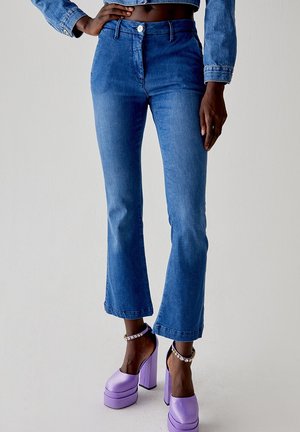 Jeans a zampa - blu denim