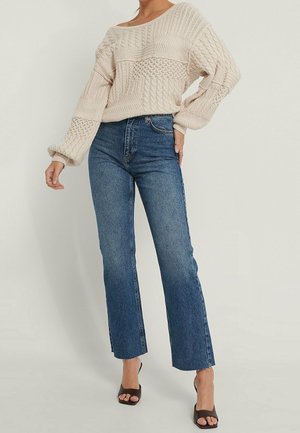 Jeans Straight Leg - blue denim