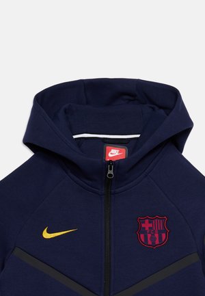 (GS) Nike x F.C. Barcelona Tech Fleece Full-Zip Hoodie 'Blackened Blue Mineral Yellow' — foto 4