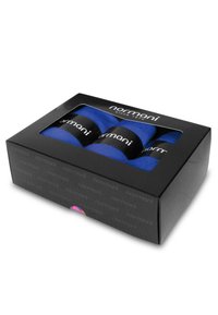 Normani KNEE HIGH SOCKS BI-COLOR - Kniestrümpfe - royalblau/säuregelb