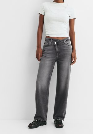 Straight leg jeans - grey