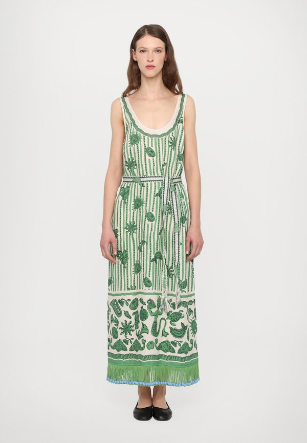 LULA SLEEVELESS MIDI DRESS - Maxi dress - stripe