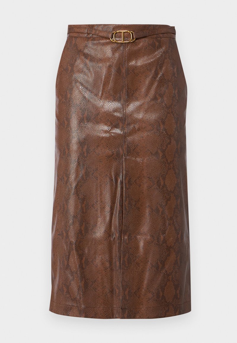 TWINSET Kokerrok donkerbruin TWINSET Kokerrok donkerbruin