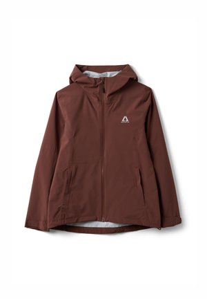 Altavia, ALTAVIA RAIN SHELL JACKET WITH DEBORAH COMPAGNONI - Impermeable - brown