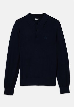PULL - Strikkegenser - navy