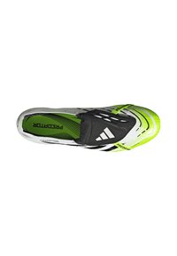 adidas Performance PREDATOR ELITE - Football boots artificial grass - white/core black/lucid lemon