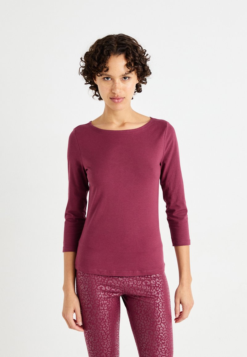 ONLY ONLFIFI BOX  - Pikkade varrukatega topp - burgundy