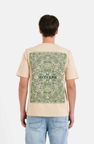 Sixth June BANDANA - Print T-shirt - beige