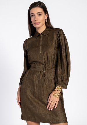 SEMIRA CRINKLE - Blousejurk - laurel leaf