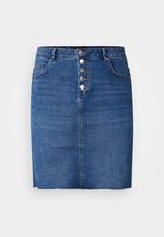 Only Carmakoma Siri denim skirt medium blue