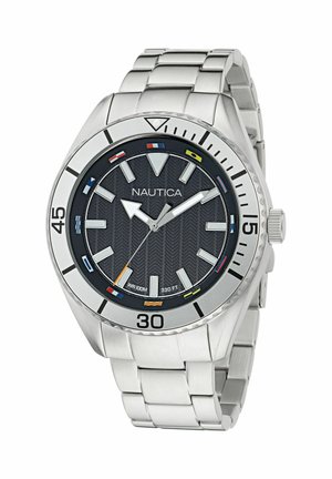 Uhr - silver tone and black