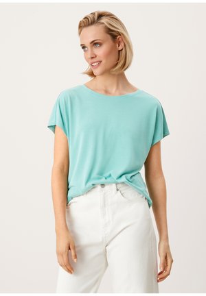 JERSEY VAN EEN MODALMIX - Basic T-shirt - turquoise