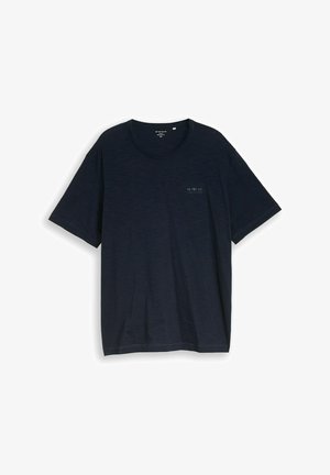 TOM TAILOR, TOM TAILOR T-SHIRT PLUS SIZE - T-SHIRT IN MELANGE-OPTIK - T-shirt basique - sky captain blue