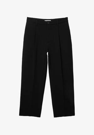 PULL&BEAR DARTED - Pantaloni - black